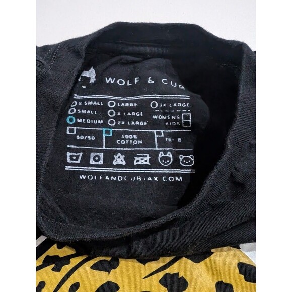 Rare Custom Jacksonville Jaguars Prowlin Jag Masked Wolf & Cub Shirt Medium - Picture 3 of 7